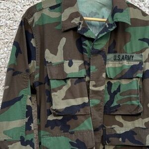 Authentic US Army Military Camouflage Jacket